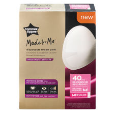 Lot de 40 coussinets d'allaitement Moyennes - Tommee Tippee Lot de 40 coussinets d'allaitement Moyennes - Tommee Tippee