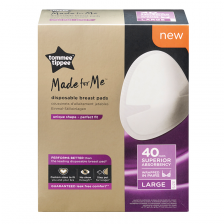 Lot de 40 coussinets d'allaitement Large - Tommee Tippee Lot de 40 coussinets d'allaitement Large - Tommee Tippee
