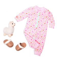 Tenue ensemble pyjama Lama - Our Generation Tenue ensemble pyjama Lama - Our Generation