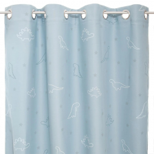Rideau occultant enfant phosphorescent Dino 140 x 250 - Atmosphera For Kids Rideau occultant enfant phosphorescent Dino 140 x 250 - Atmosphera For Kids