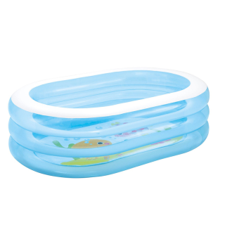 Petite piscine ovale baleine 163X107x46 - Intex