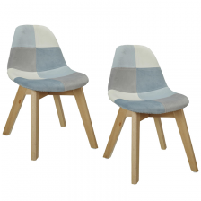 Lot De 2 Chaises Enfant Leonie Bleu - Home Deco Kids Lot De 2 Chaises Enfant Leonie Bleu - Home Deco Kids