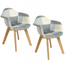 Lot De 2 Fauteuils Enfant Leonie Bleu - Home Deco Kids Lot De 2 Fauteuils Enfant Leonie Bleu - Home Deco Kids