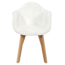 Fauteuil enfant fourrure Blanc - Home Deco Kids Fauteuil enfant fourrure Blanc - Home Deco Kids