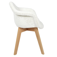 Fauteuil enfant fourrure Blanc - Home Deco Kids Fauteuil enfant fourrure Blanc - Home Deco Kids