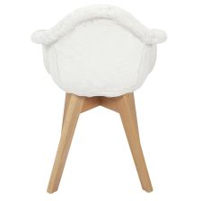 Fauteuil enfant fourrure Blanc - Home Deco Kids Fauteuil enfant fourrure Blanc - Home Deco Kids