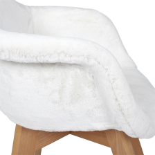 Fauteuil enfant fourrure Blanc - Home Deco Kids Fauteuil enfant fourrure Blanc - Home Deco Kids