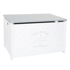 Coffre à jouets enfant Gris - Atmosphera For Kids Coffre à jouets enfant Gris - Atmosphera For Kids