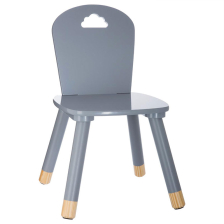 Chaise enfant douceur Gris - Atmosphera For Kids Chaise enfant douceur Gris - Atmosphera For Kids
