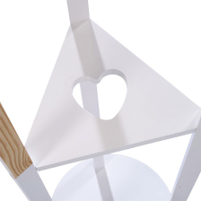 Porte-manteau enfant blanc en bois - Atmosphera For Kids Porte-manteau enfant blanc en bois - Atmosphera For Kids