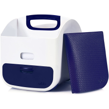 Boîte à langer blanc et bleu marine - Ubbi Boîte à langer blanc et bleu marine - Ubbi