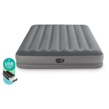 Matelas gonflable Airbed Flex 2 places Gris Flex Pompe - Intex Matelas gonflable Airbed Flex 2 places Gris Flex Pompe - Intex