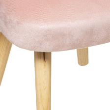 Fauteuil velours glitter enfant Rose - Atmosphera For Kids Fauteuil velours glitter enfant Rose - Atmosphera For Kids