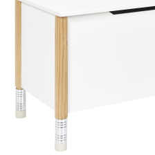 Coffre banc crayon Blanc - Home Deco Kids Coffre banc crayon Blanc - Home Deco Kids