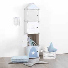 Tour De Rangement Château Bleu - Atmosphera For Kids Tour De Rangement Château Bleu - Atmosphera For Kids