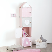 Tour De Rangement Château Rose - Atmosphera For Kids Tour De Rangement Château Rose - Atmosphera For Kids
