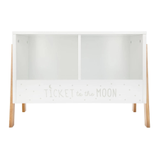 Casier de rangement avec 2 compartiments Blanc - Atmosphera For Kids Casier de rangement avec 2 compartiments Blanc - Atmosphera For Kids