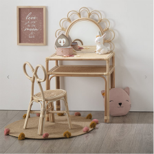 Chaise enfant en rotin Naturel - Atmosphera For Kids Chaise enfant en rotin Naturel - Atmosphera For Kids