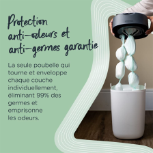 Pack de 18 Recharges pour Poubelle à Couches Avancée Twist & Click Pack de 18 Recharges pour Poubelle à Couches Avancée Twist & Click