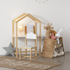 Chaise enfant maison Blanche - Atmosphera For Kids Chaise enfant maison Blanche - Atmosphera For Kids