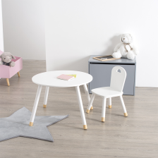 Table enfant douceur Blanc - Atmosphera For Kids Table enfant douceur Blanc - Atmosphera For Kids