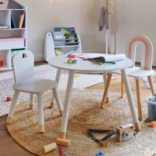 Table enfant douceur Blanc - Atmosphera For Kids Table enfant douceur Blanc - Atmosphera For Kids