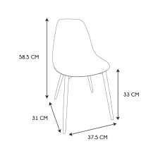 Chaise enfant Lina Gris - Home Deco Kids Chaise enfant Lina Gris - Home Deco Kids