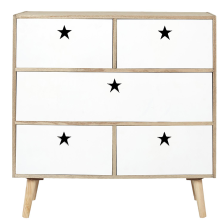 Commode Like a star Blanc - Home Deco Kids Commode Like a star Blanc - Home Deco Kids
