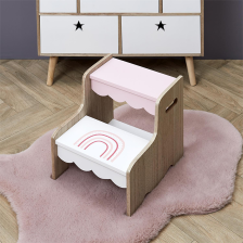 Marchepied enfant Arc en ciel Rose - Home Deco Kids Marchepied enfant Arc en ciel Rose - Home Deco Kids