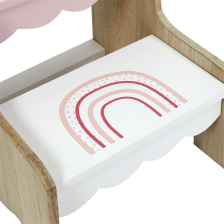 Marchepied enfant Arc en ciel Rose - Home Deco Kids Marchepied enfant Arc en ciel Rose - Home Deco Kids
