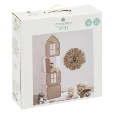 Tour de Rangement colonne Chateau jute - Atmosphera For Kids Tour de Rangement colonne Chateau jute - Atmosphera For Kids