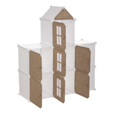 Meuble Rangement chateau jute - Atmosphera For Kids Meuble Rangement chateau jute - Atmosphera For Kids