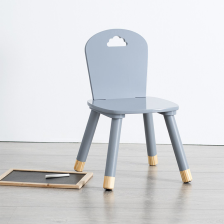 Chaise enfant douceur Gris - Atmosphera For Kids Chaise enfant douceur Gris - Atmosphera For Kids