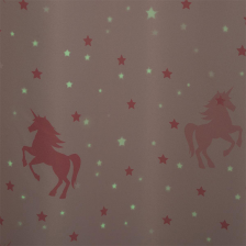 Rideau enfant occultant Glow Licorne - Atmosphera For Kids Rideau enfant occultant Glow Licorne - Atmosphera For Kids