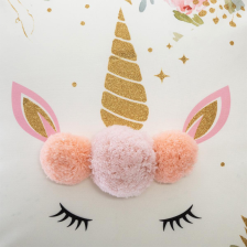 Coussin licorne pompons - Atmosphera For Kids Coussin licorne pompons - Atmosphera For Kids