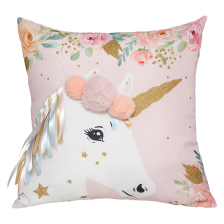 Coussin Licorne Rubans Rose - Atmosphera For Kids Coussin Licorne Rubans Rose - Atmosphera For Kids
