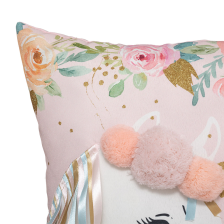 Coussin Licorne Rubans Rose - Atmosphera For Kids Coussin Licorne Rubans Rose - Atmosphera For Kids
