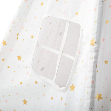Tipi 5 Pieds enfant Coton blanc et doré H160 - Atmosphera For Kids Tipi 5 Pieds enfant Coton blanc et doré H160 - Atmosphera For Kids