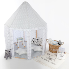Tente yourte Ethnic enfant Gris - Atmosphera For Kids Tente yourte Ethnic enfant Gris - Atmosphera For Kids