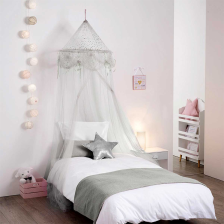 Ciel de lit enfant Argent - Atmosphera For Kids Ciel de lit enfant Argent - Atmosphera For Kids
