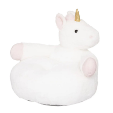 Fauteuil peluche Licorne Blanc - Atmosphera For Kids Fauteuil peluche Licorne Blanc - Atmosphera For Kids