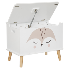 Coffre à jouets douceur Renard - Atmosphera For Kids Coffre à jouets douceur Renard - Atmosphera For Kids