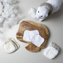 Lot de 10 carrés coton lavables bébé - Tom & Zoé Lot de 10 carrés coton lavables bébé - Tom & Zoé