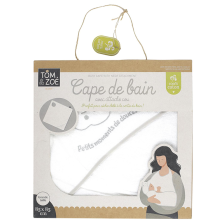 Cape de bain bébé Coton - Tom & Zoé Cape de bain bébé Coton - Tom & Zoé