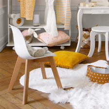 Chaise enfant Polypropylène Blanc - Atmosphera For Kids Chaise enfant Polypropylène Blanc - Atmosphera For Kids