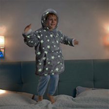 Sweat à capuche enfant phosphorescent - Home Deco Kids Sweat à capuche enfant phosphorescent - Home Deco Kids