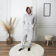 Combinaison hibou adulte Gris - Home Deco Kids Combinaison hibou adulte Gris - Home Deco Kids