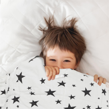 Couverture enfant ponderée Blanc - Home Deco Kids Couverture enfant ponderée Blanc - Home Deco Kids