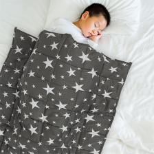 Couverture Enfant Pondérée Noir - Home Deco Kids Couverture Enfant Pondérée Noir - Home Deco Kids
