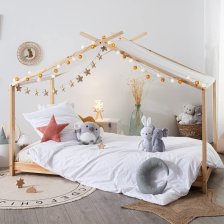 Lit enfant Tente Tipi en Bois ILAN 90x190 - Atmosphera For Kids Lit enfant Tente Tipi en Bois ILAN 90x190 - Atmosphera For Kids